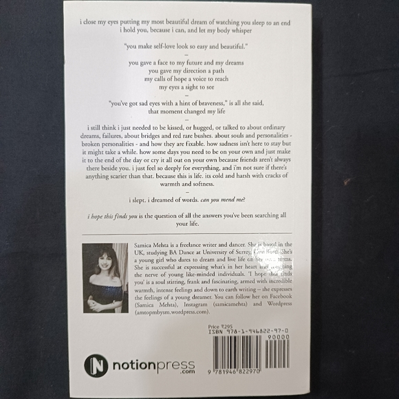 Book/novel by samica mehta - Picture 2 of 3